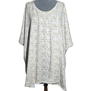 Cream Oversized Tee Size Large
